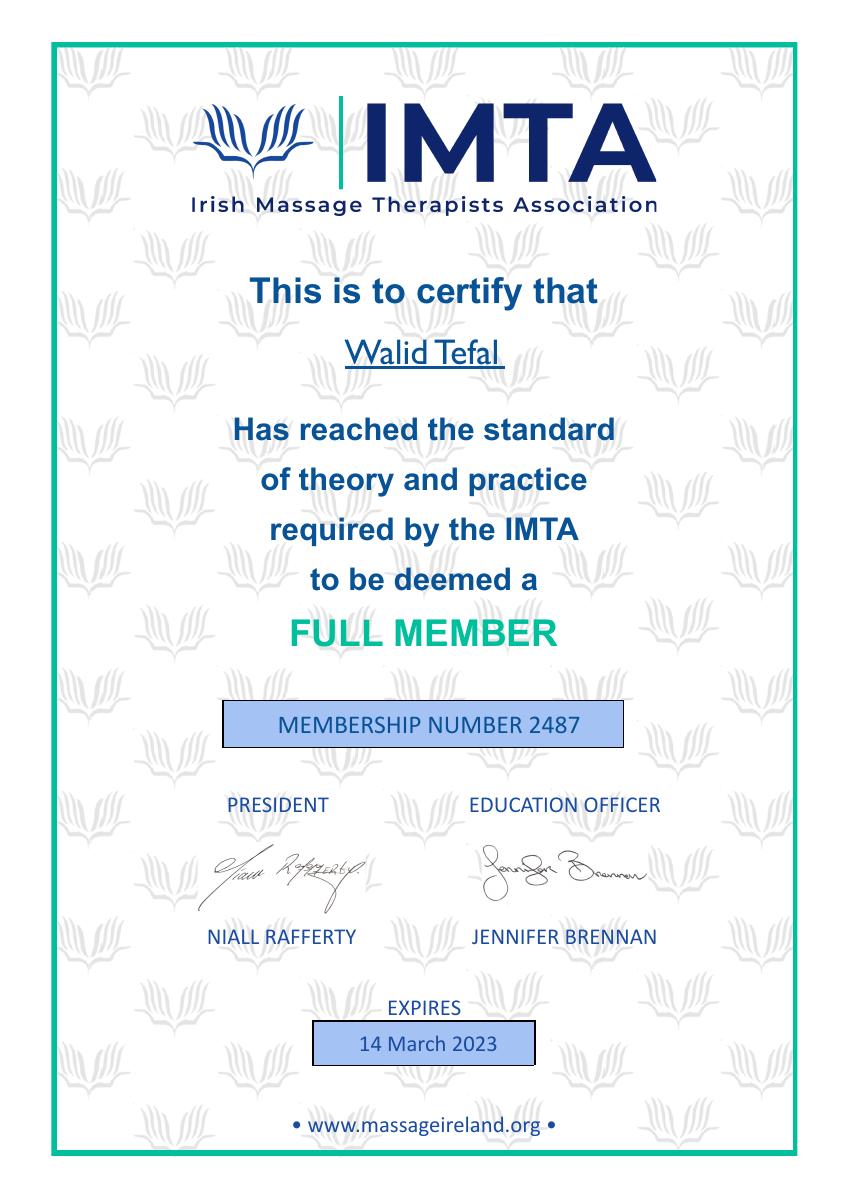 IMTA Full Membership