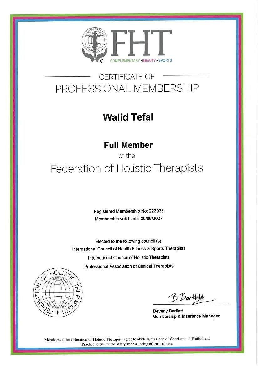 FHT Professional Membership